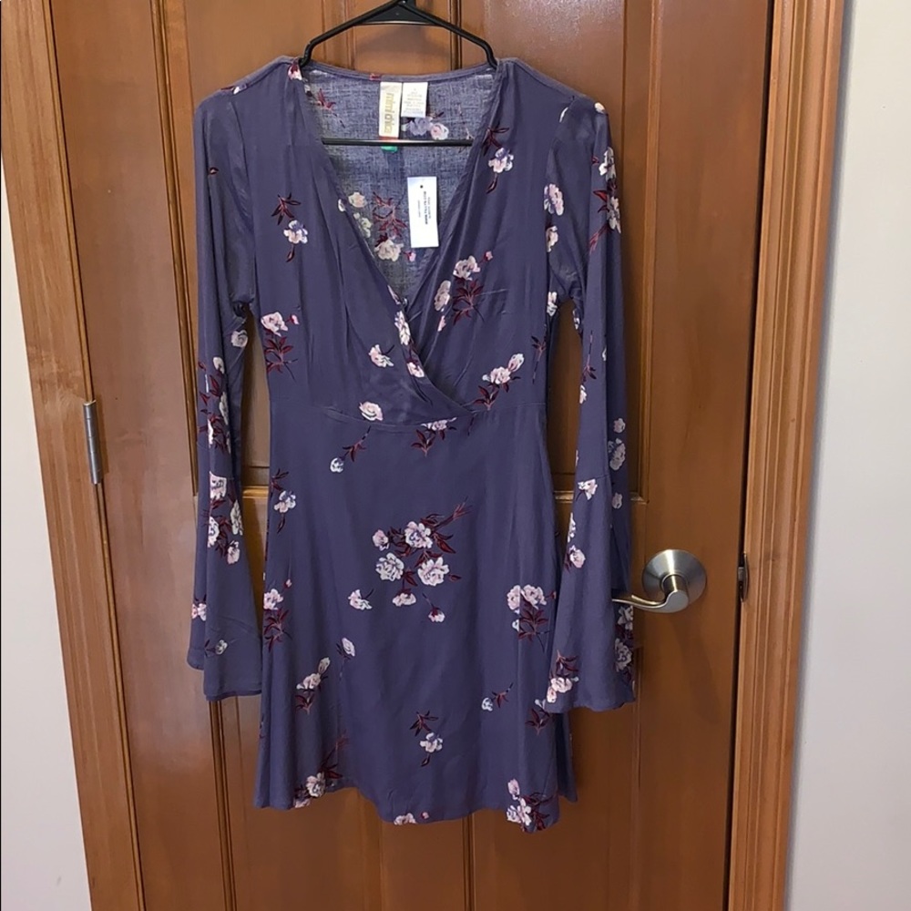 Lavender floral dress
